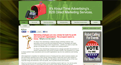 Desktop Screenshot of itsabouttimeadvertising.net