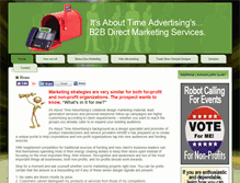 Tablet Screenshot of itsabouttimeadvertising.net